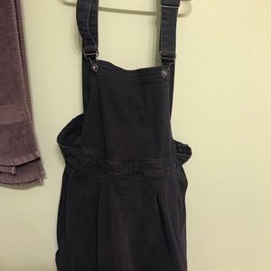 Black pinafore overalls plus size 3x fits like 2x